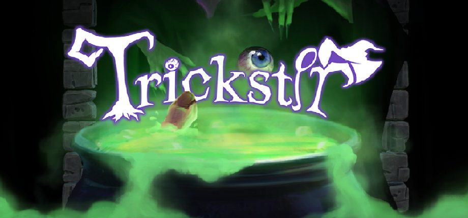 Trickstir Trickstir logo above a glowing green cauldron
